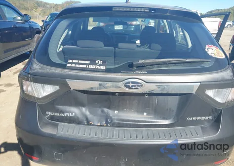 2008 Subaru Impreza 2.5I z USA, uszkodzony, nr VIN JF1GH61648H817584